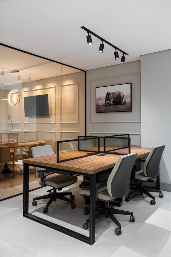Compact Office with Smart Storage