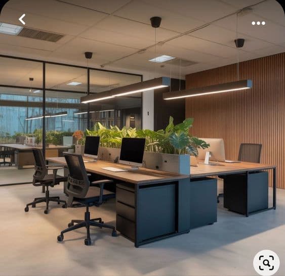 Contemporary open-plan commercial office