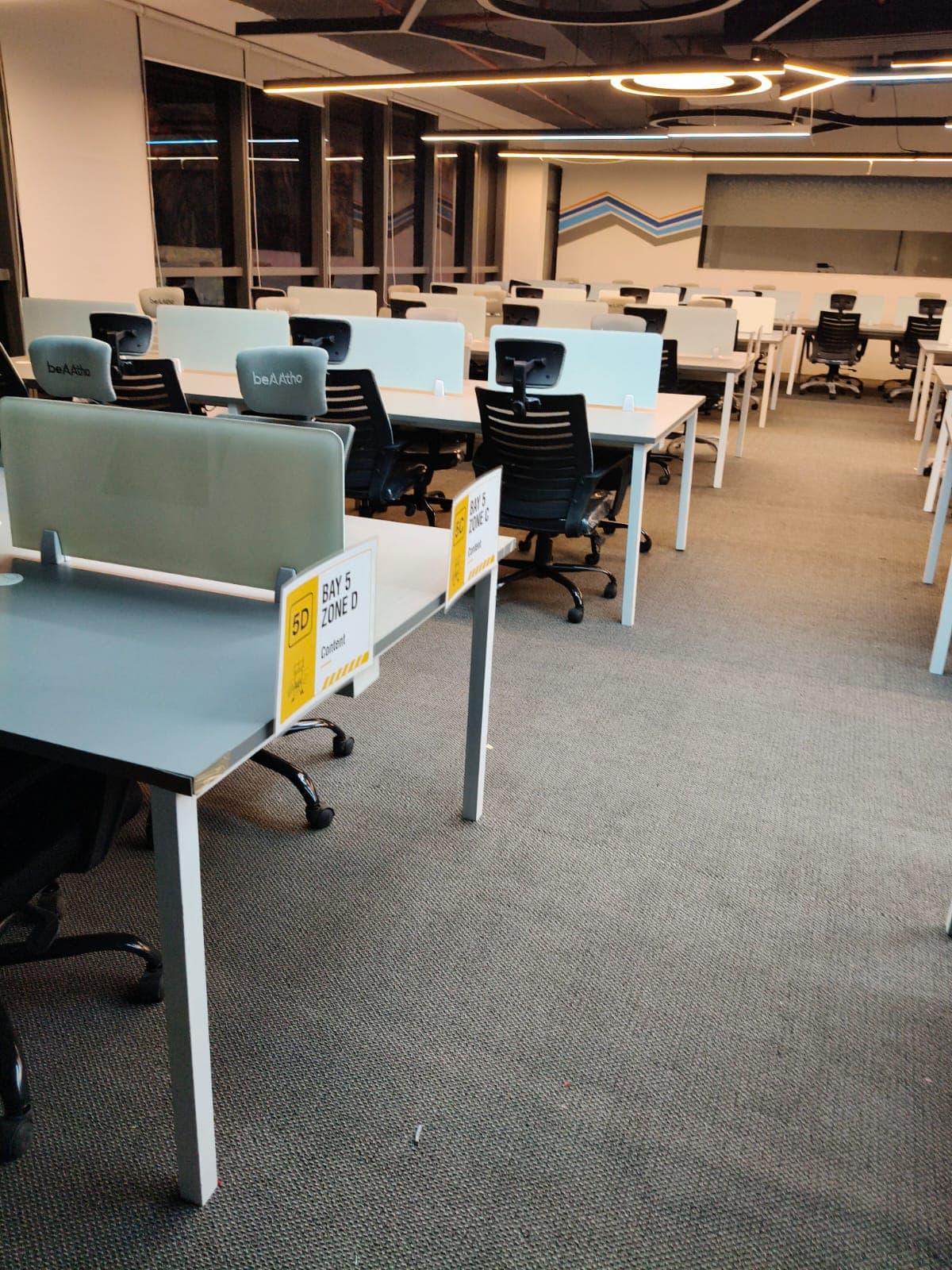 World Development Corporation office: Team workstations