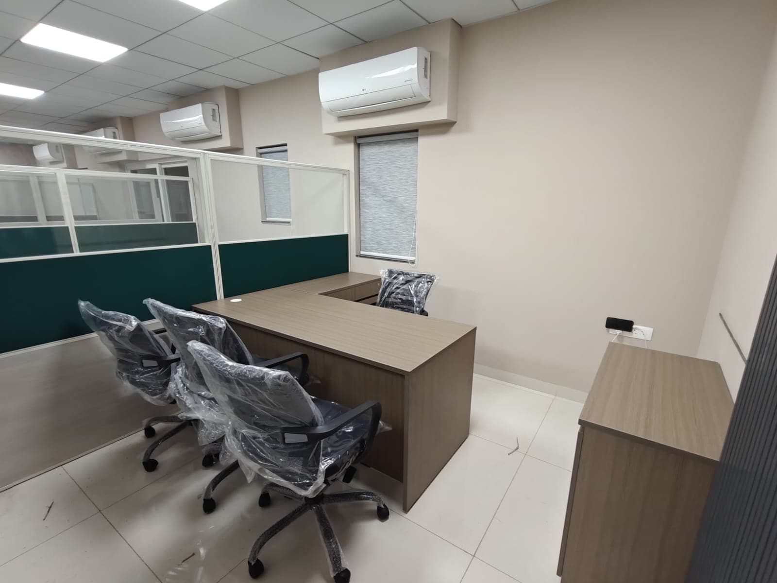 World Development Corporation office: Office cabin and storage